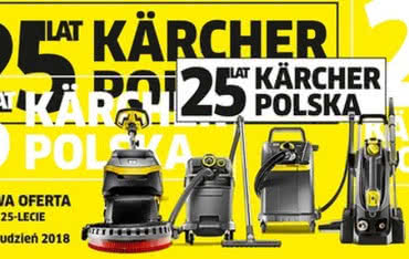 Jubileuszowa oferta na 25 urządzeń z okazji 25-lecia Kärcher