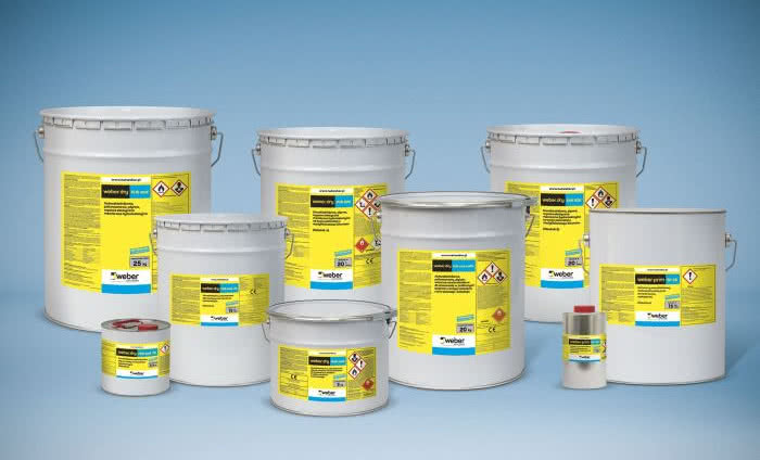 System hydroizolacji weber.dry PUR SYSTEM